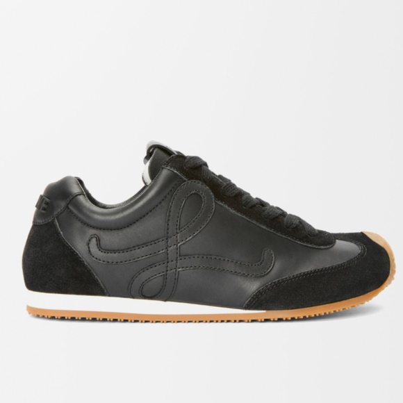LOEWE - Ballet Runner 2.0 in Soft Calfskin Black Leather 2025 - MSRP $990 BNWT - Picture 1 of 8
